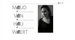 Desktop Screenshot of maudvanhauwaert.be